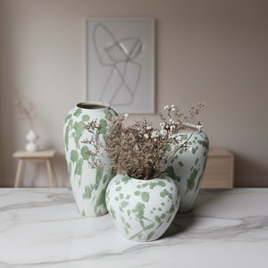 Vaso in Porcellana Vintage Europeo di Lusso, Eco-Friendly, Contemporaneo, Stile Nordico per Arredamento Casa e Giardino Interno - Product Image 5