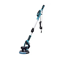 Ponceuse électrique industrielle pour cloisons sèches, à vitesse variable, pliable, avec double lampe, outil de ponçage mural pour bois et carrelage
