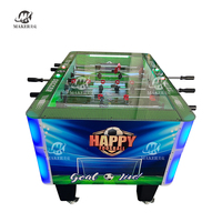 MAKER 2 joueurs Table de football interactive jeu de sport de bureau jeux à pièces en métal Machine de jeu de football de table