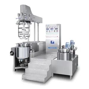 Factory Price Cosmetic Production Line Cream Vacuum Emulsifying Mixing Machine Makeup Cleaner Essence Making Machine
