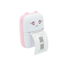 Printer termal kecil 58mm Mini, portabel saku murah untuk hadiah mainan