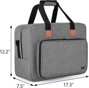Bolsa de Transporte para Máquina de Coser con Bolsillos para Almacenamiento, Funda Protectora contra el Polvo para la Mayoría de las Máquinas de Coser Estándar Singer, Muestra Gratuita - Product Image 3