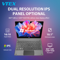 Tablette PC 2 en 1 10,1 pouces Win11 G6500Y 16 Go DDR4 512 Go SSD G G Optical Bonding Tactile Charge rapide 45W PD avec clavier