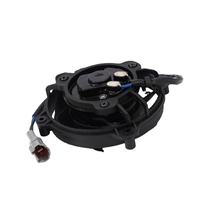 Ventilateur de refroidissement de radiateur de moto 12V personnalisé OEM, 4 pouces, pales en nylon PA66, moteur en cuivre pur pour ATV, UTV, scooter