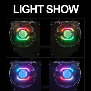 Conjunto de Faros Delanteros con Lente de Proyector LED Modificados RGBW LC70 LC76 LC79 con Señal de Giro Dinámica para <span class=keywords><strong>LAND</strong></span> <span class=keywords><strong>CRUISER</strong></span> 24-26 - Product Image 4