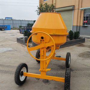 เครื่องผสมคอนกรีตแนวตั้งขนาดเล็กพร้อมเครื่องยนต์มืออาชีพเครื่องผสมซีเมนต์สี่ล้อ - Product Image 4