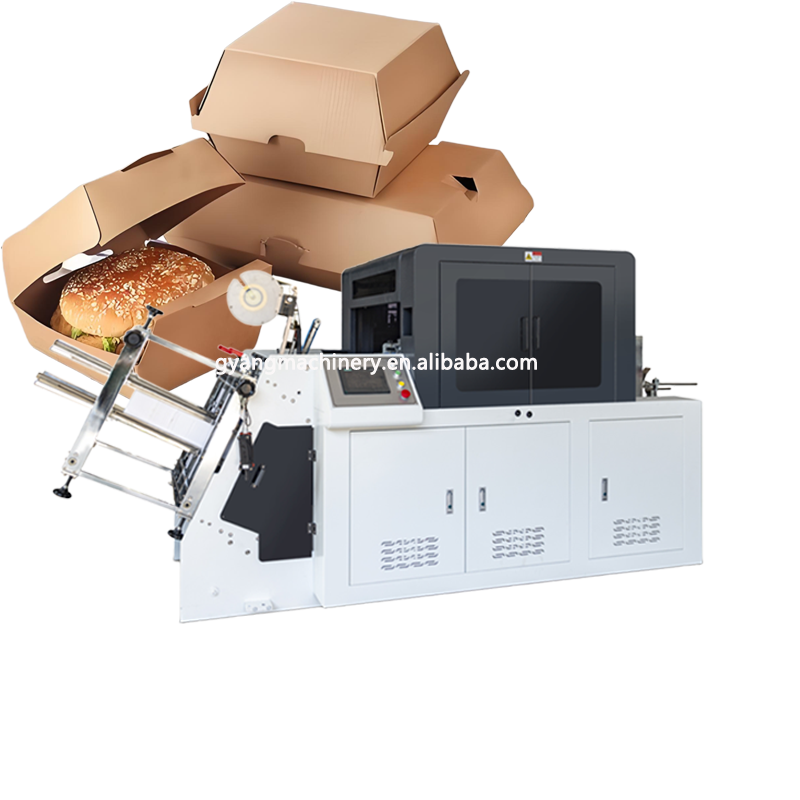 GYANG 60-200/min Fully Automatic High-speed Burger Lunch Paper Box ...