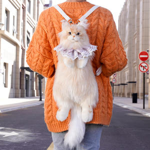 Mochila de Felpa con Diseño de <span class=keywords><strong>Gato</strong></span> Maine Coon, Linda Bolsa de Hombro de Peluche, Juguete de Peluche, Regalo de Cumpleaños - Product Image 4