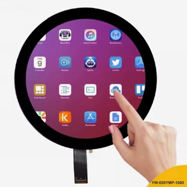 5 inch MIPI interface touch screen tft LCD panel 1080*1080  Circular screen