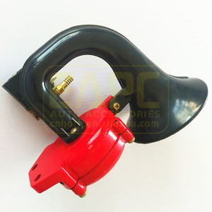 TZ-332SGH Clacson ad Aria Compressa 24V Rosso, Clacson a Lumaca, Ricambio per <span class=keywords><strong>Camion</strong></span> Europei, Super Rumoroso <span class=keywords><strong>DAF</strong></span> - Product Image 3