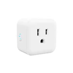 Zwave US Type Indoor Portable Mini Size Plug 1 Channel Power Meter Schedule Events Phone Control Anywhere Mini Smart Plug