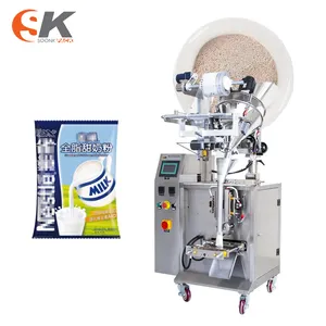 Fully Automatic Vffs Auger Filler 50 Gram Ice Candy Powder Bag Milk Powder Packing Machine