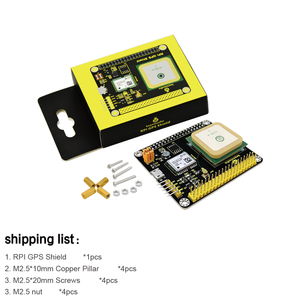 Ks0216 keyestudio RPi GPS lá chắn cho <span class=keywords><strong>Raspberry</strong></span> <span class=keywords><strong>Pi</strong></span> <span class=keywords><strong>3</strong></span> GPS Mô-đun Mở rộng Hội Đồng Quản Trị - Product Image 3