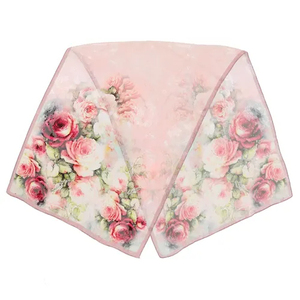 Chal de Mujer con Estampado Floral, Textura Suave y Lisa, 100% Poliéster, Estilo Chino, Transpirable, Ligero, Bufanda de Moda - Product Image 6