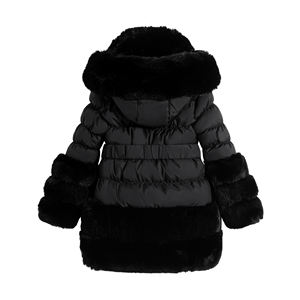 Giubbotto Parka personalizzato per ragazze di spessore finto cappuccio di pelliccia per bambini <span class=keywords><strong>cappotto</strong></span> <span class=keywords><strong>invernale</strong></span> per ragazze - Product Image 6