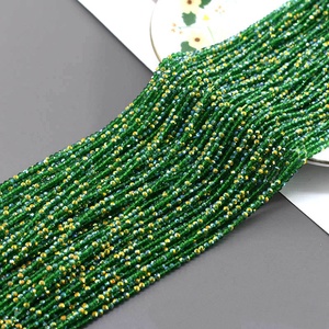 75 couleurs en stock, fil de coton de 2 mm, <span class=keywords><strong>perles</strong></span> en verre de cristal pour bracelet DIY, collier, accessoires de vêtements en gros, <span class=keywords><strong>perles</strong></span> hydro - Product Image 6