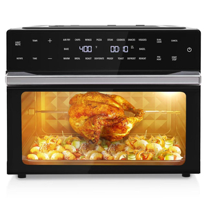 Four à friteuse à <span class=keywords><strong>air</strong></span> de cuisine 18 en 1 32Qt <span class=keywords><strong>combo</strong></span> de friteuse à <span class=keywords><strong>air</strong></span> sans huile avec rôtissoire, pain grillé, cuisson, rôti, fonctions de réchauffage et plus encore - Product Image 1