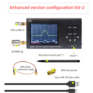SA6 6G Análisis de espectro portátil Wi-Fi CDMA Lab 35-6200Mhz Probador de señal con todos los accesorios - Product Image 4