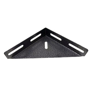 Support triangulaire Xinjunye noir de 1,6 mm, 1,8 mm, 2,0 mm, 2,5 mm d'épaisseur pour connexion d'angle de tête de lit, accessoire de quincaillerie - Product Image 1