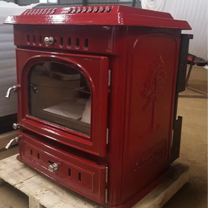 Estufa de Leña Decorativa Automática sin Humo, Estufa de Hierro Fundido de 9kw - Product Image 1