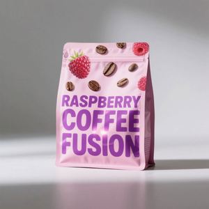 ถุงกาแฟอลูมิเนียมฟอยล์แบบแบน1กก. 500ก. 250ก. ถุงกาแฟสีดำพร้อมวาล์วและซิป - Product Image 4