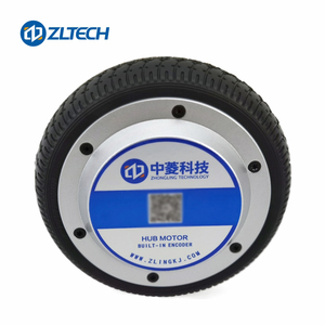 ZLTECH CE <span class=keywords><strong>ROHS</strong></span> 6.5Inch 24V 36V 48V 250W 8N. M 150Kg Tải Bánh Xe Điện Không Chổi Than DC Encoder Hub Động Cơ <span class=keywords><strong>Servo</strong></span> Cho Robot Di Động - Product Image 4