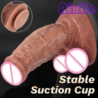 Dildo Realista Extra Grande, Pene Enorme para Penetración Anal, Juguetes Sexuales para Mujeres, Masturbación, Dildo Suave, Juguete Sexual para Adultos, Gay