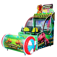 Machine de jeu d'arcade de tir aquatique à monnayeur pour 2 joueurs Dinosaur Island pour parcs d'attractions et centres de jeux
