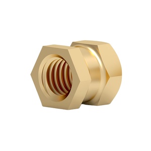 Hex Nut Brass cường độ cao Hex chèn các loại hạt - Product Image 1