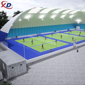 Lớn <span class=keywords><strong>Inflatable</strong></span> pvdf điều hòa không khí mái vòm lều cho thể thao khác nhau hiệu quả cài đặt không khí hỗ trợ bóng đá mái vòm bơm hơi - Product Image 4