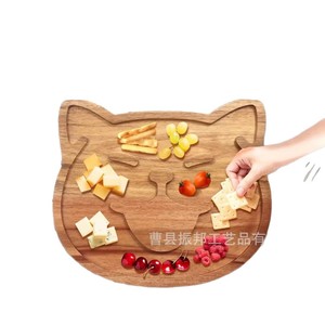 Bandeja de madera Shinb para gatos, 12x10 pulgadas, bandeja decorativa de madera maciza para servir, para uso en el hogar, sala de estar o fiestas. - Product Image 2
