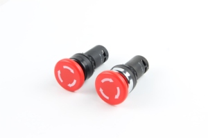 HABOO Bouton poussoir d'arrêt d'urgence rouge 22 mm, à maintien en position, 5A 300V - Product Image 5