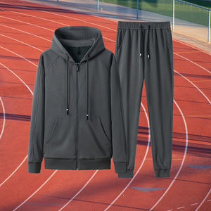 Conjunto Deportivo Ecológico al por Mayor para Hombre, Talla Grande, Ropa Deportiva Elegante, Ropa de Entrenamiento, Sudadera con Capucha Holgada de Moda - Product Image 1