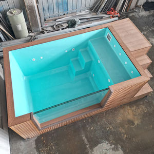Piscine hors sol en acrylique transparent, conteneur en fibre de verre, spa préfabriqué pour la famille, fournitures pour la maison, cascade - Product Image 3