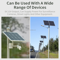 Système solaire système de stockage d'énergie hors réseau 80W 30/40ah pour maison ferme île extérieure 4G routeur éclairage caméra de Surveillance