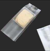 Groothandel op maat bedrukte achterzegel zijvouw vochtbestendige middenverzegelde transparante mat Mylar verpakkingszak voor voedsel