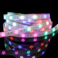 Kit complet de bande lumineuse flexible 5M SMD 5050 RGB LED 300LED 60LED/M avec télécommande IR 44 touches