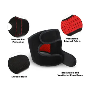 Silicone Thickened Anti Collision Riding Mountaineering Knee Support Brace