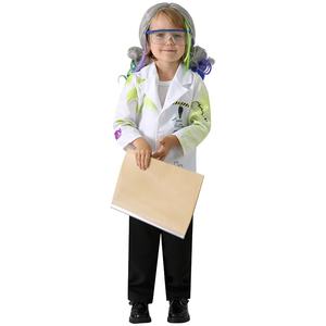 Costume de <span class=keywords><strong>scientifique</strong></span> fou pour enfants, veste de jeu de rôle pour Halloween avec lunettes de soleil - Product Image 2