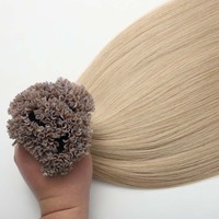 Extensions de cheveux à kératine plate épaisse, pointe en U, nano, I-Tip, 100% cheveux humains, vente en gros, cheveux russes Remy
