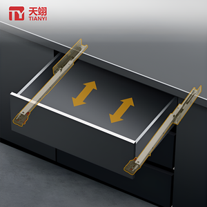 2D 3D ẩn 3 lần mở rộng đầy đủ ngăn kéo trượt hướng dẫn ngăn kéo kênh Kính thiên văn dưới cài đặt ngăn kéo ẩn - Product Image 5