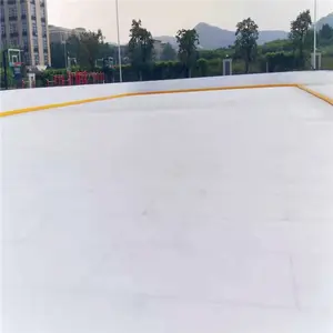 Schlussverkauf gerader Rahmen Hdpe Rink geformter Hinterhof-Hockey-Rink Bretter langlebiges Dashboard für verbessertes Spiel