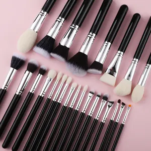 Mono biểu tượng tùy chỉnh 25 miếng tạo nên công cụ chất lượng cao Brushes Set với túi