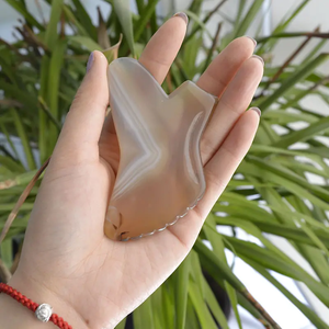 Royal Agate Masaje holístico Piedra Facial Guasha Herramienta para antiarrugas Estiramiento DE LA PIEL Masajeador facial - Product Image 5