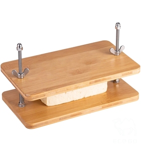 Presse à tofu en bambou naturel écologique <span class=keywords><strong>pour</strong></span> la fabrication de <span class=keywords><strong>fromage</strong></span> - Product Image 1