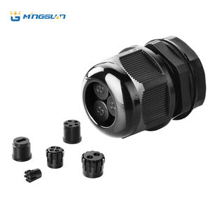 جلاند كابلات كهربائية معتمد IP68 من النايلون PA66 بفتحات متعددة وسن NPT مقاوم للحريق 94V-<span class=keywords><strong>2</strong></span>/V-O - Product Image 1