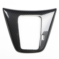 Volant de voiture en plastique pour CRV modèle 12-14, motif carbone modifié, panneau de navigation noir, décoration intérieure de voiture