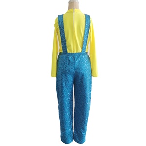 Costume de scène de Minion robe de danse de fête à paillettes brillantes pour petit garçon - Product Image 3