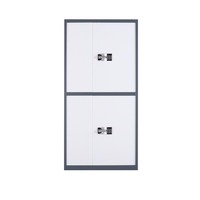 Coffre-fort numérique intelligent KENING JQ-098 avec serrure à code, armoire de bureau moderne, armoire à dossiers financiers avec empreinte digitale, panneau métallique, 2 tiroirs