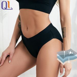 Sexy Women Hip Lift Cotton Crotch <strong>Seamless</strong> Invisible Ladies Panty Period Underwear Postpartum <strong>Bladder</strong> Control Briefs - Product Image 3